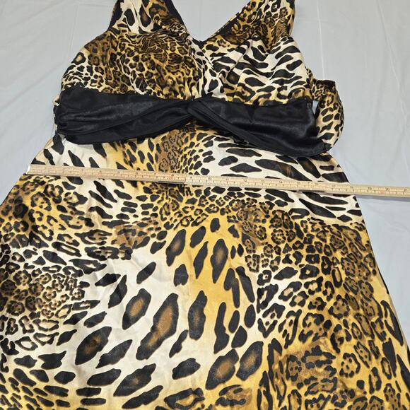 Vintage Rabbit Rabbit Rabbit Designs Women 12 Dress Animal Print Leopard Cheetah - Picture 9 of 14